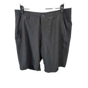 Denali Mens Performance Shorts Black Size 36 Stretch Outdoor Travel Golf Casual